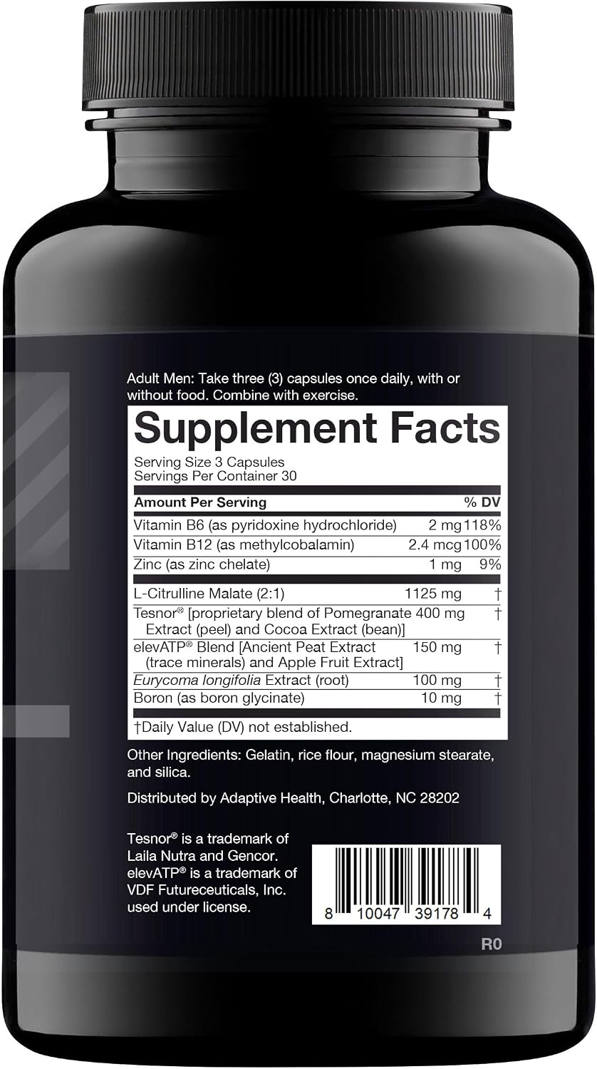 Nugenix Total-T, Free and Total Testosterone Booster for Men, 90 Count NUGENIX