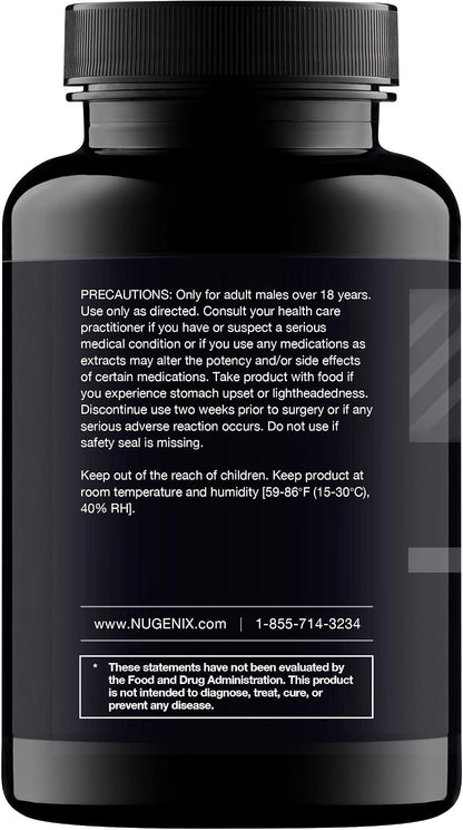 Nugenix Total-T, Free and Total Testosterone Booster for Men, 90 Count NUGENIX