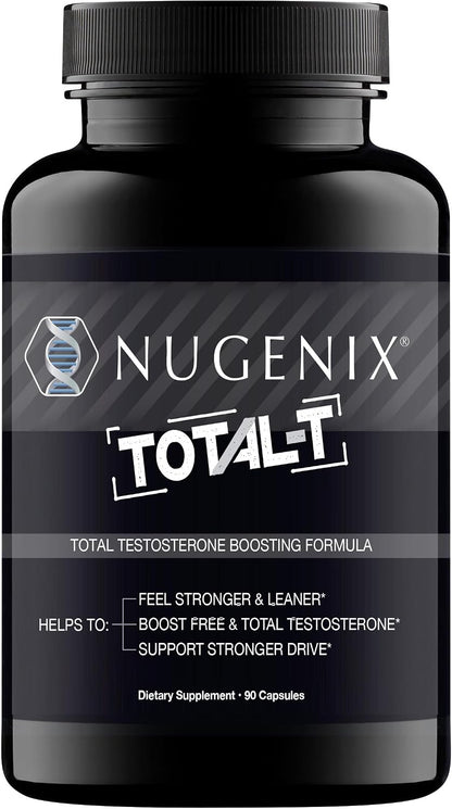 Nugenix Total-T, Free and Total Testosterone Booster for Men, 90 Count NUGENIX