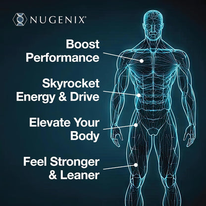 Nugenix Total-T, Free and Total Testosterone Booster for Men, 90 Count NUGENIX